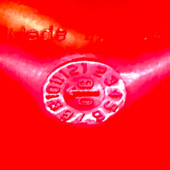 VTG RARE PLASTIC VALENTINE HEART CONTAINER 3.5” RED TOY PROPOSAL ENGAGEMENT GIFT - Picture 7 of 7